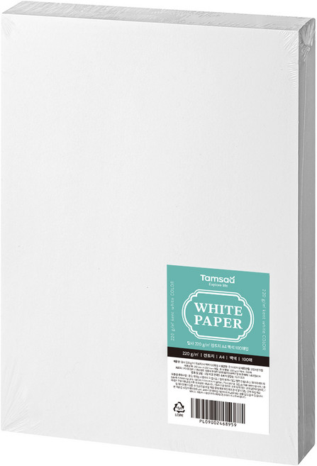 탐사 켄트지 백색 220g A4, 100개