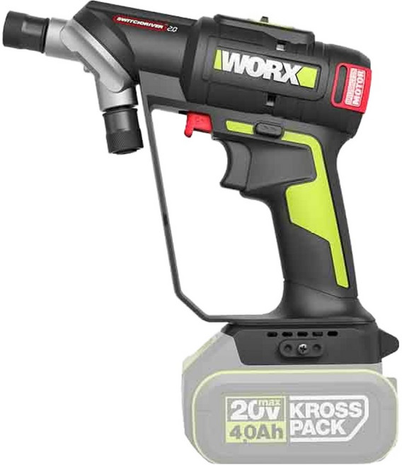 WORX 威克士 台灣公司貨 20V無刷鋰電雙頭鑽 空機 WU177.9, 1個