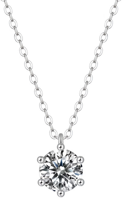 CF Diamond 項鍊 莫桑鑽 D色等級 3EX切工