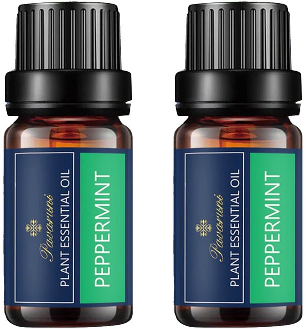 Pavaruni 純單方精油 薄荷 peppermint 10ml, 2片