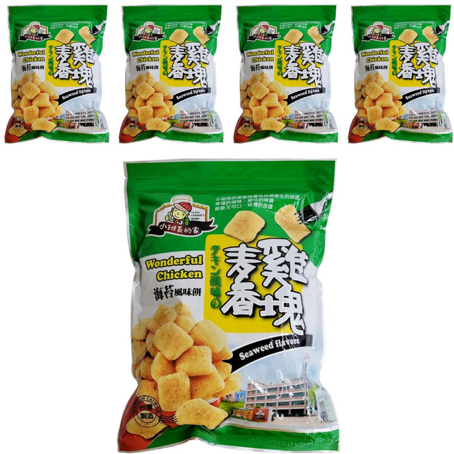 CLASS LEADER'S HOME 小班長的家 麥香雞塊 海苔風味餅, 240g, 5包
