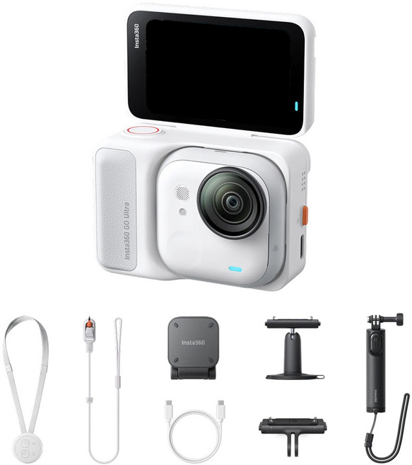 인스타360 GO Ultra 액션캠 크리에이터 번들, CINSBBEA, 스노우 화이트