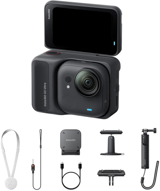 인스타360 GO Ultra 액션캠 크리에이터 번들, CINSBBEA, 미드나잇 블랙