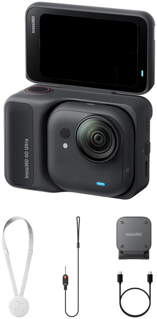 인스타360 GO Ultra 액션캠 표준 번들, 미드나잇 블랙