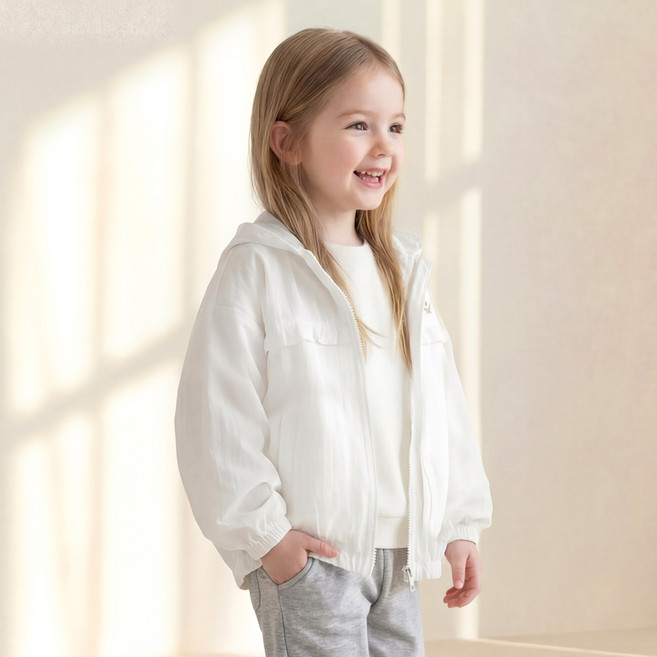 헤이미니 튤 프릴 윈디 바람막이 점퍼