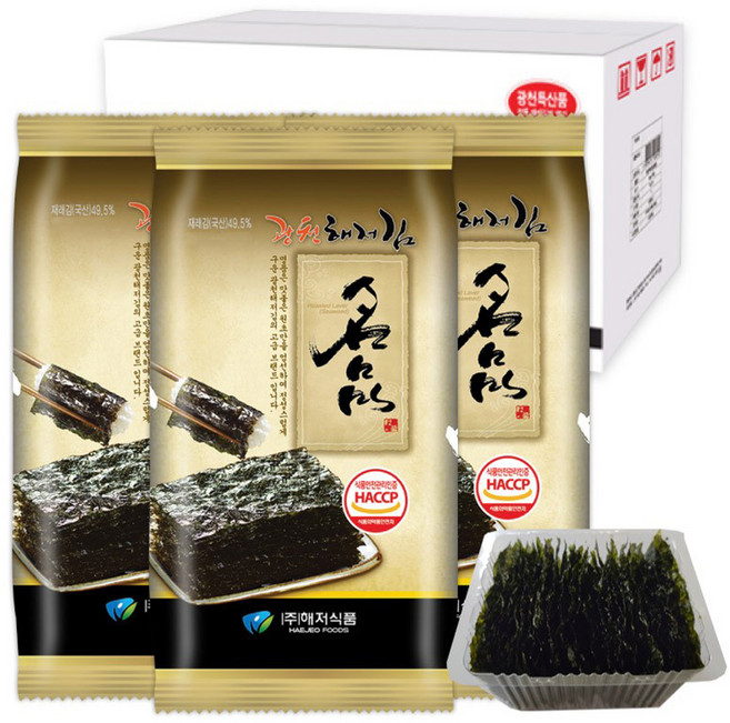 광천해저김 명품 식탁 김, 12g, 30개