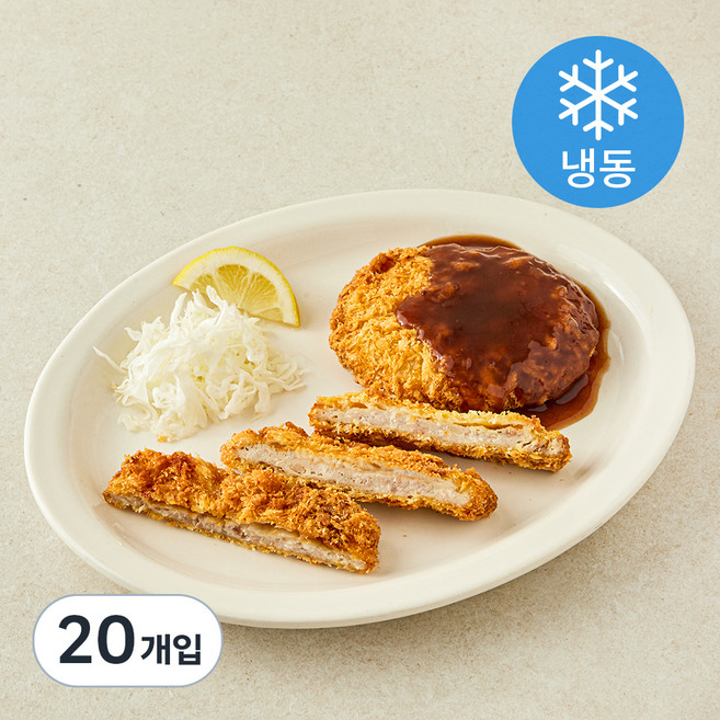 하늘푸드 순살치즈돈까스 (냉동), 100g, 20개