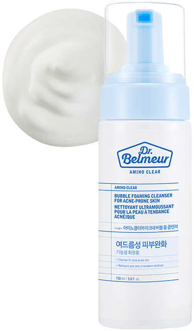 더페이스샵 닥터벨머 아미노클리어 아크네 버블 폼, 150ml, 1개