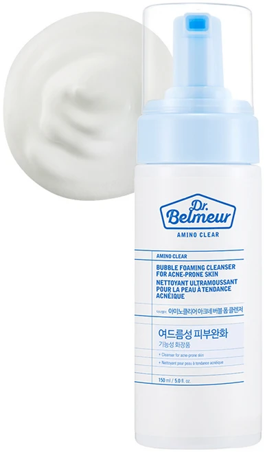 더페이스샵 닥터벨머 아미노클리어 아크네 버블 폼, 150ml, 1개 - 쿠팡