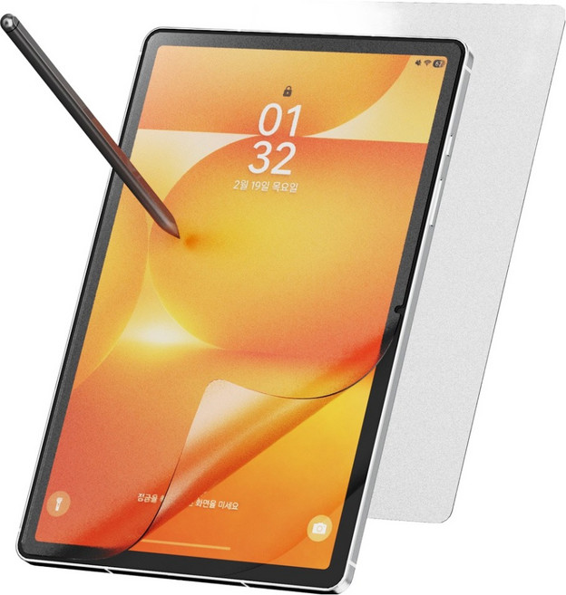 누아트 갤럭시탭 종이질감 액정보호필름 세트, 투명, 1세트