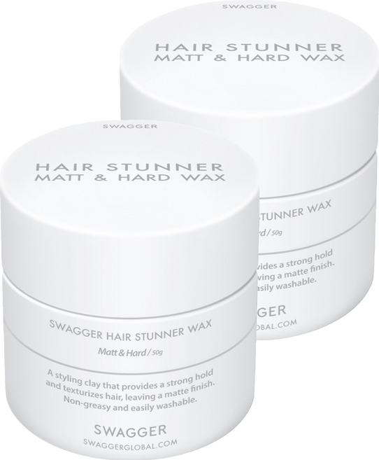 스웨거 헤어 스터너 왁스 매트 앤 하드, 2개, 50g