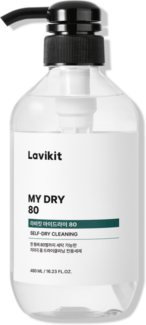 라비킷 마이드라이80 세탁세제 본품, 480ml, 1개