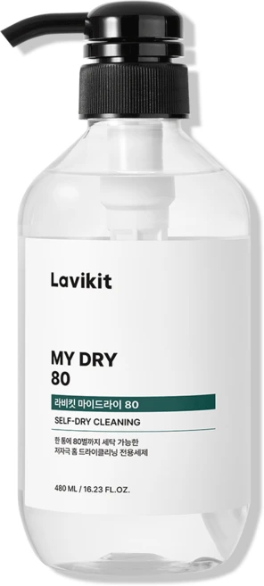 라비킷 마이드라이80 세탁세제 본품, 480ml, 1개입, 1개 - 쿠팡