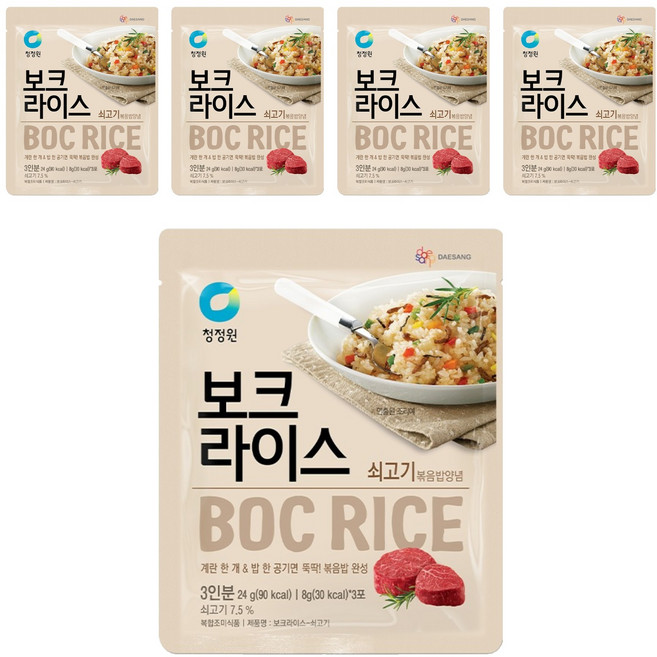 청정원 보크라이스(쇠고기) 24g, 5개