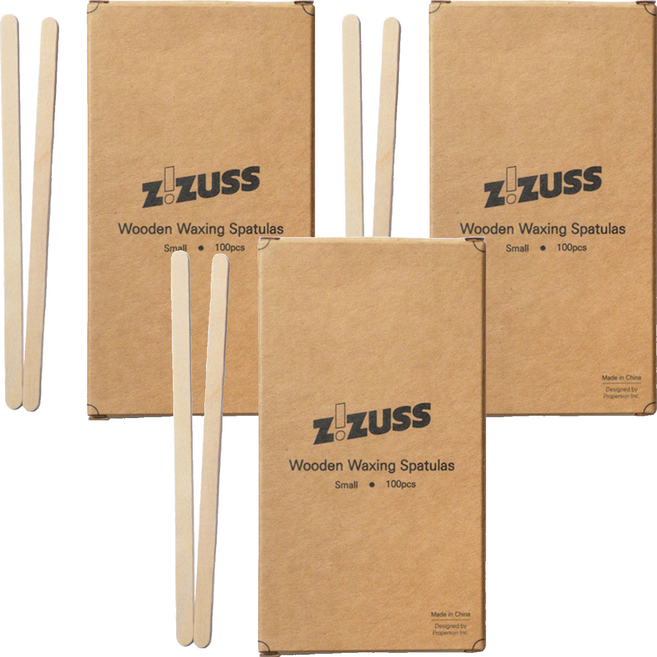 지저쓰 우드 왁싱 스파츌라 소 100p, 3개