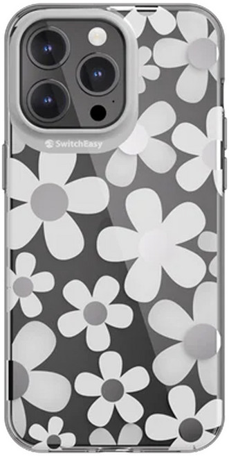 SwitchEasy 魚骨牌 Artist 防摔手機殼 iPhone 15 Pro MagSafe Compatible 白花