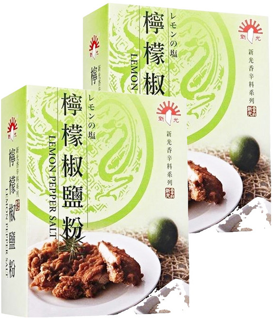 新光洋菜 檸檬椒鹽粉, 600g, 2盒