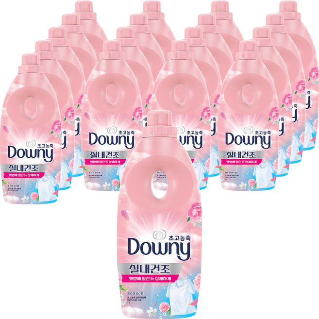 다우니 실내건조 플로럴 블로썸 초고농축 섬유유연제 본품, 1.05L, 18개