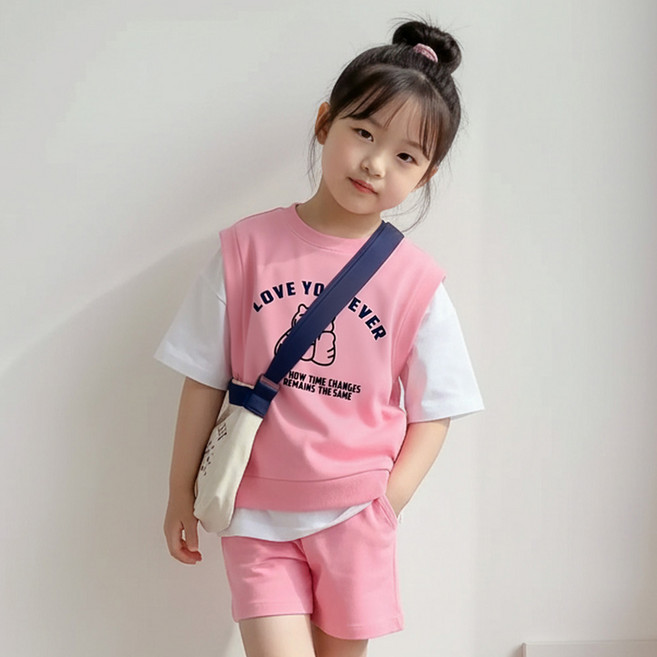 꼰띠키즈 아동용 벨라 상하의 세트