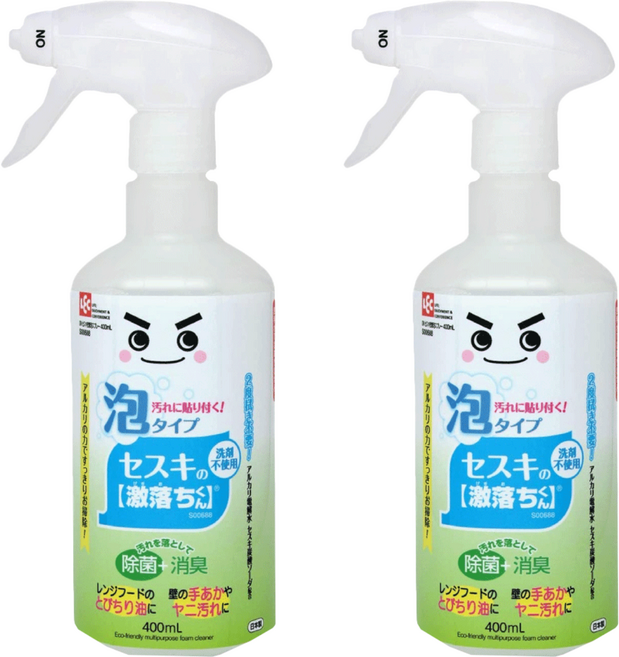 LEC 激落君 碳酸鈉電解水 泡沫型, 400ml, 2瓶