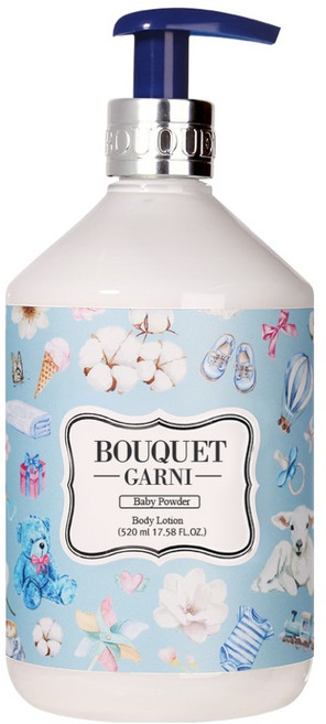 BOUQUET GARNI 優雅香水身體乳 嬰兒爽身粉香, 520ml, 1瓶