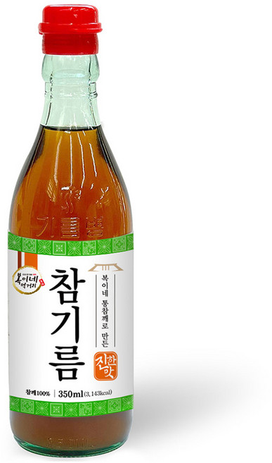 복이네먹거리 통깨로 만든 진한맛 참기름, 350ml, 1개