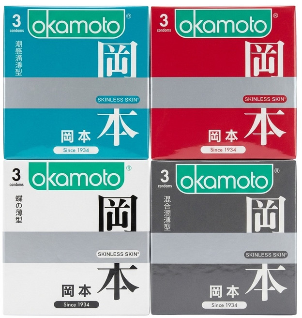 Okamoto 岡本 Skinless Skin 嘗鮮組 輕巧裝, 12入, 1組