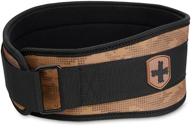 하빈져 폼코어 벨트 슬림핏 남녀공용 헬스벨트, 탄 카모, 170g