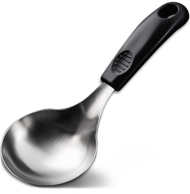 꽁쏘 304 스테인레스 미니 국자, 블랙, 1개