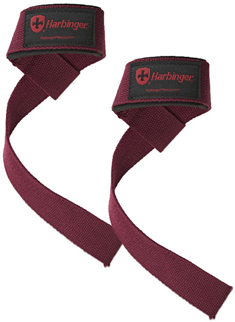 하빈져 패디드 코튼 리프팅 헬스 스트랩, 메를롯, 1세트