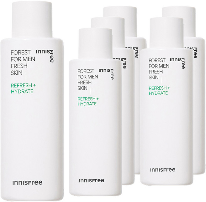 INNISFREE Forest For Men 清爽化妝水, 180ml, 6個