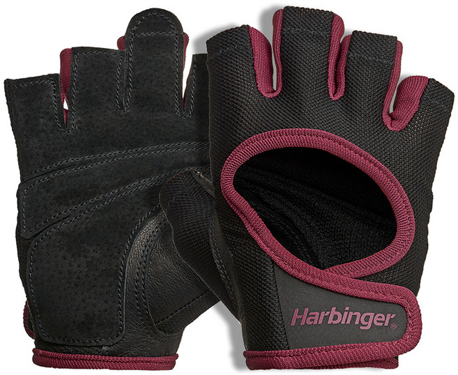 하빈져 파워 글러브 여성용 헬스 장갑 양손세트, 메를롯, 1개