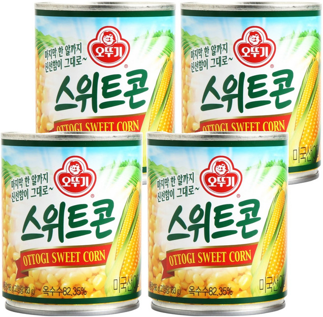 오뚜기 스위트콘 통조림, 198g, 4개