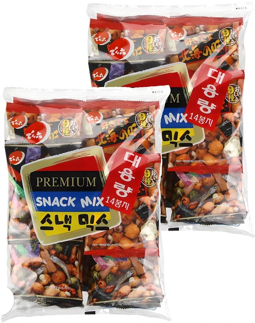 덴로쿠 스낵믹스, 294g, 2개 - 쿠팡
