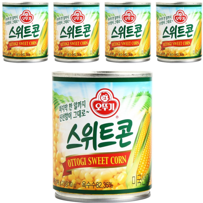 오뚜기 스위트콘 통조림, 198g, 5개