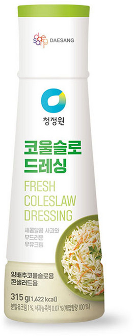 청정원 코울슬로 드레싱, 315g, 1개