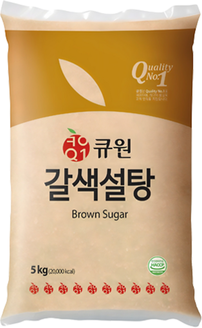 큐원 갈색설탕, 5kg, 1개