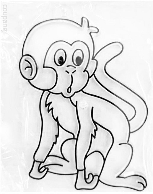 AMOS 阿摩司 壓克力模型版 猴子 S35 小款, 1個