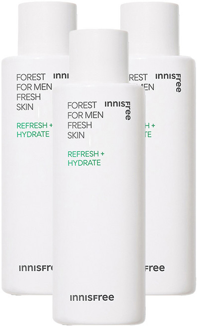 INNISFREE Forest For Men 清爽化妝水, 180ml, 3個