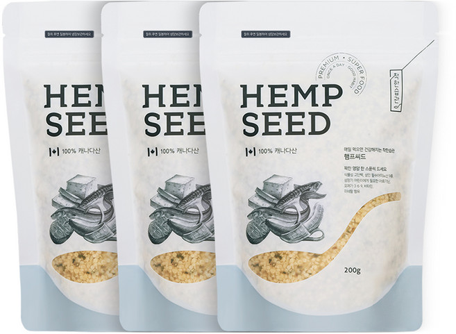 착한습관 햄프씨드, 200g, 3개