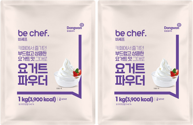 Be Chef 東遠Home Food 優格粉, 1kg, 1入, 2個