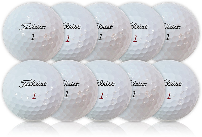 Titleist PRO V1/V1X 混合高爾夫球一級, 白色, 10顆, 1組