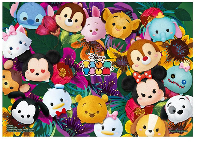 HUNDRED PICTURES 百耘圖 Disney Tsum Tsum 4 心形拼圖 257 x 182mm 3歲以上 168g, 200片, 1盒