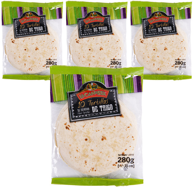 LACANASTA 墨西哥餅皮 15cm, 280g, 4包