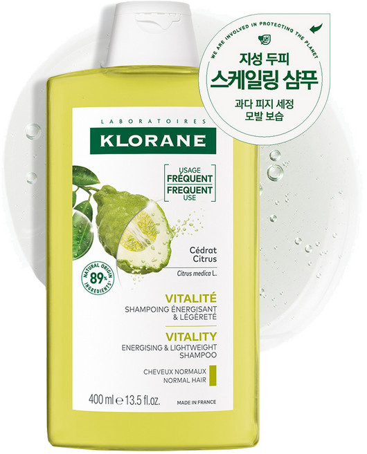 클로란 스케일링 샴푸 시트러스, 400ml, 1개