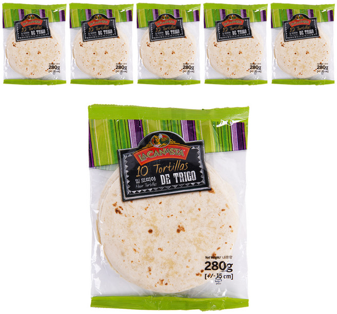 LACANASTA 墨西哥餅皮 15cm, 280g, 6包
