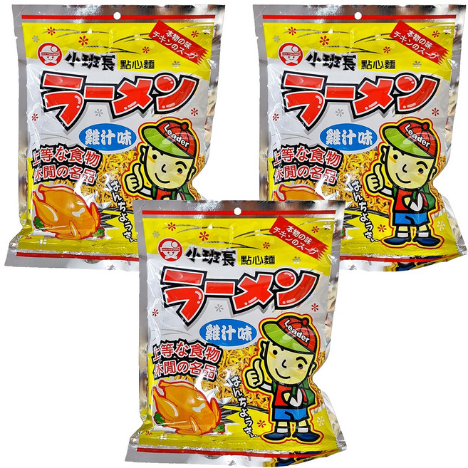 CLASS LEADER'S HOME 小班長的家 點心麵 雞汁風味, 200g, 3包