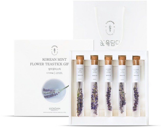 꽃을담다 방아꽃 티스틱세트, 1g, 5개입, 1개