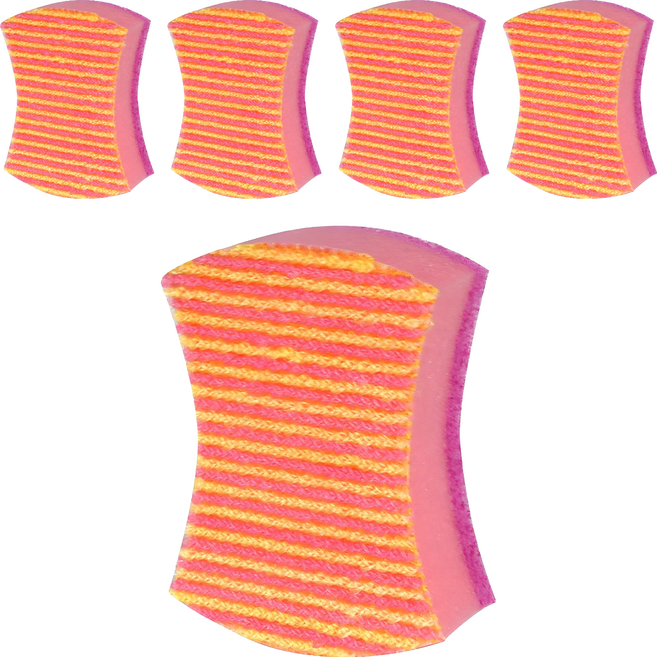 스카치브라이트 3M 올인원 망사 제로 스크래치 수세미, 1개입, 5개