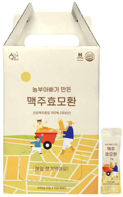 황금이네 맥주효모환 100p, 200g, 1개